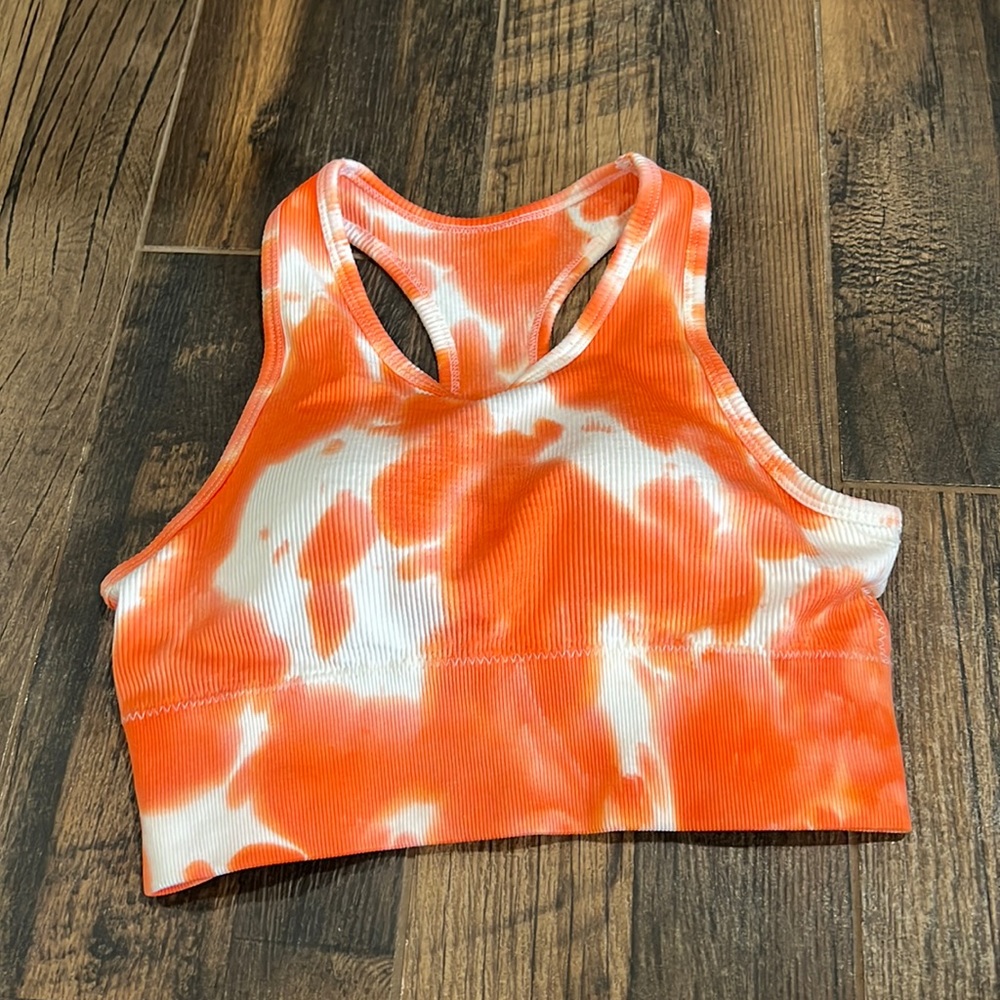 Tie dye sports bra